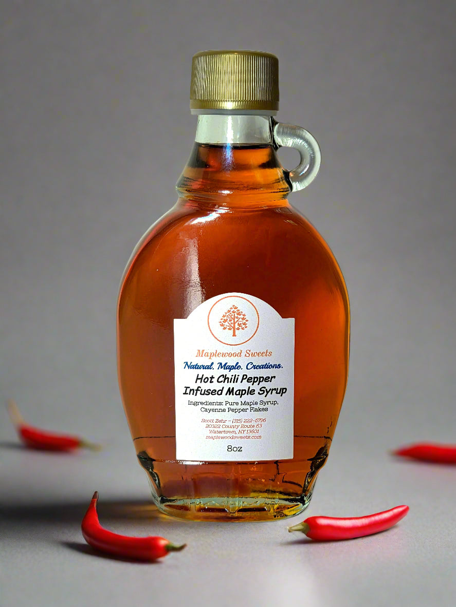 Chili Pepper infused maple syrup