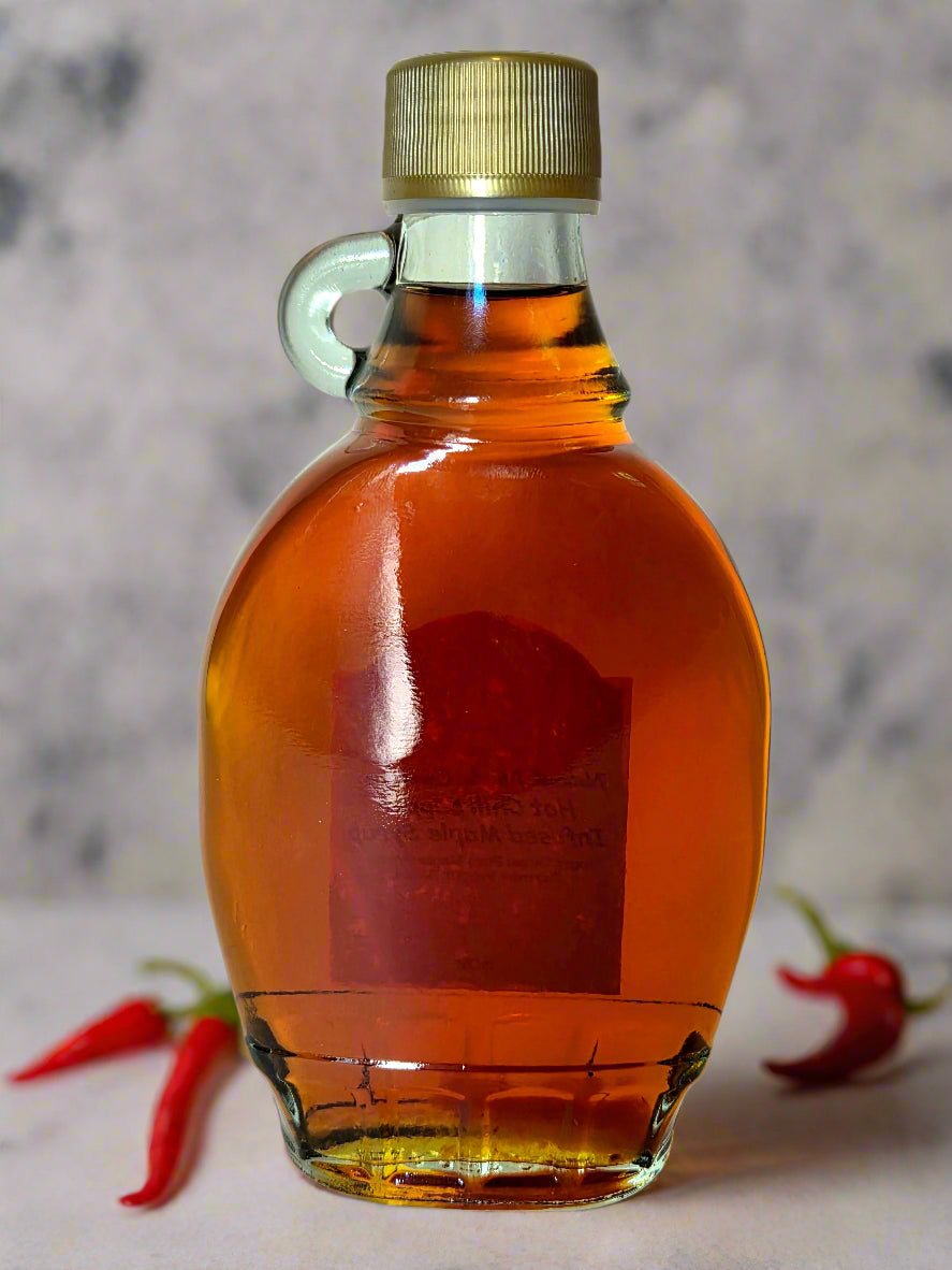 Chili Pepper infused maple syrup