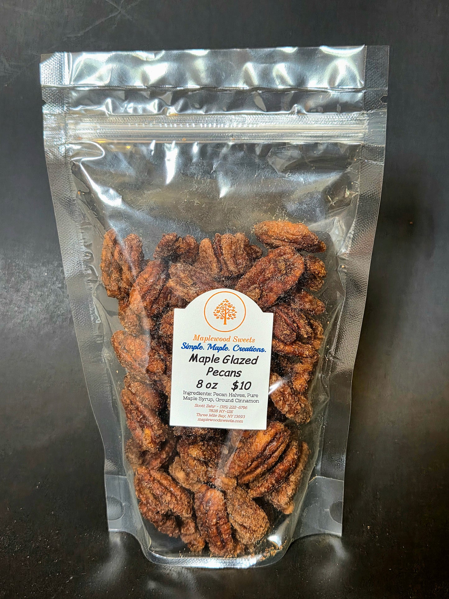 Maple Glazed Pecans