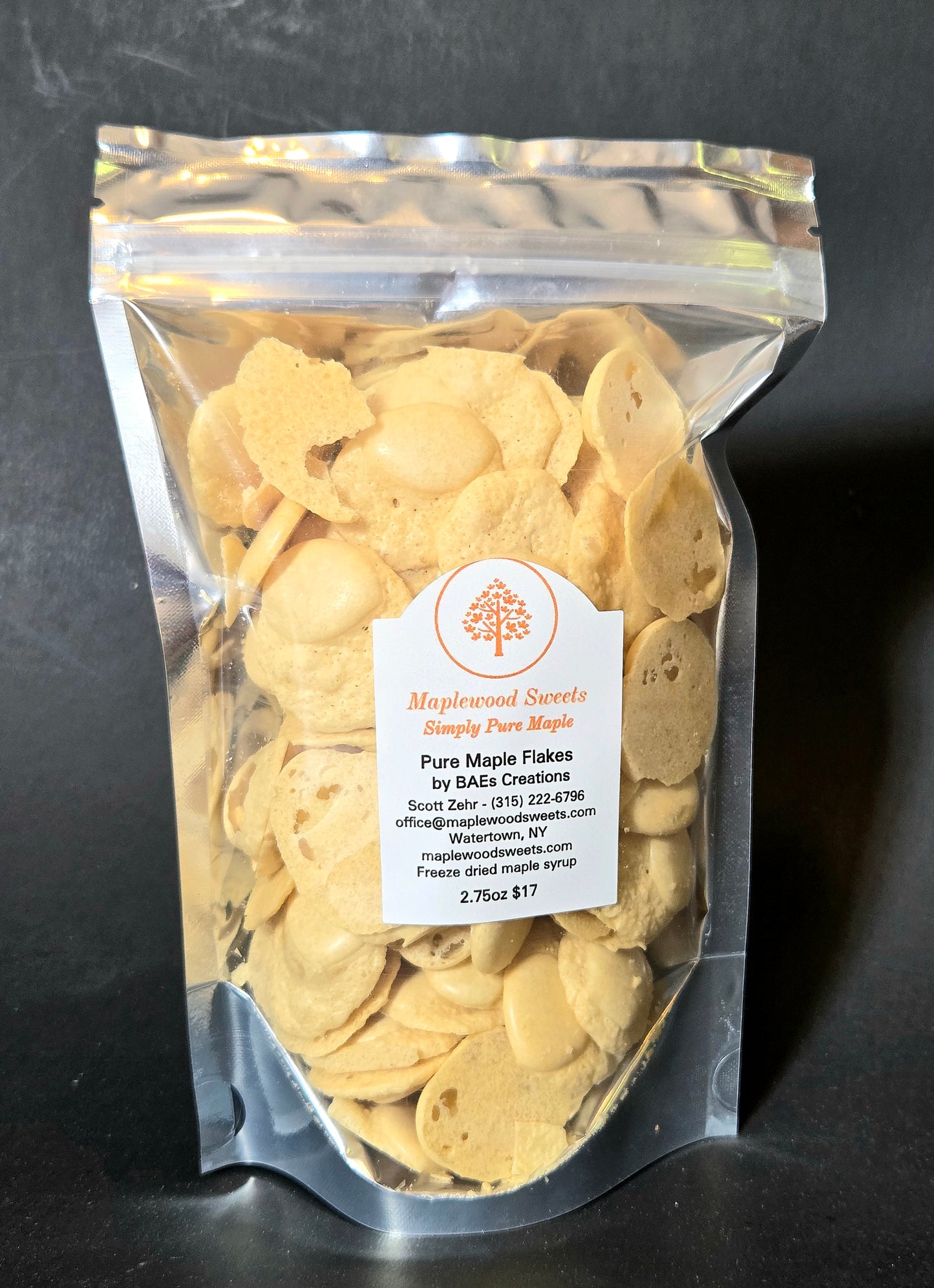 Freeze Dried Maple Flakes