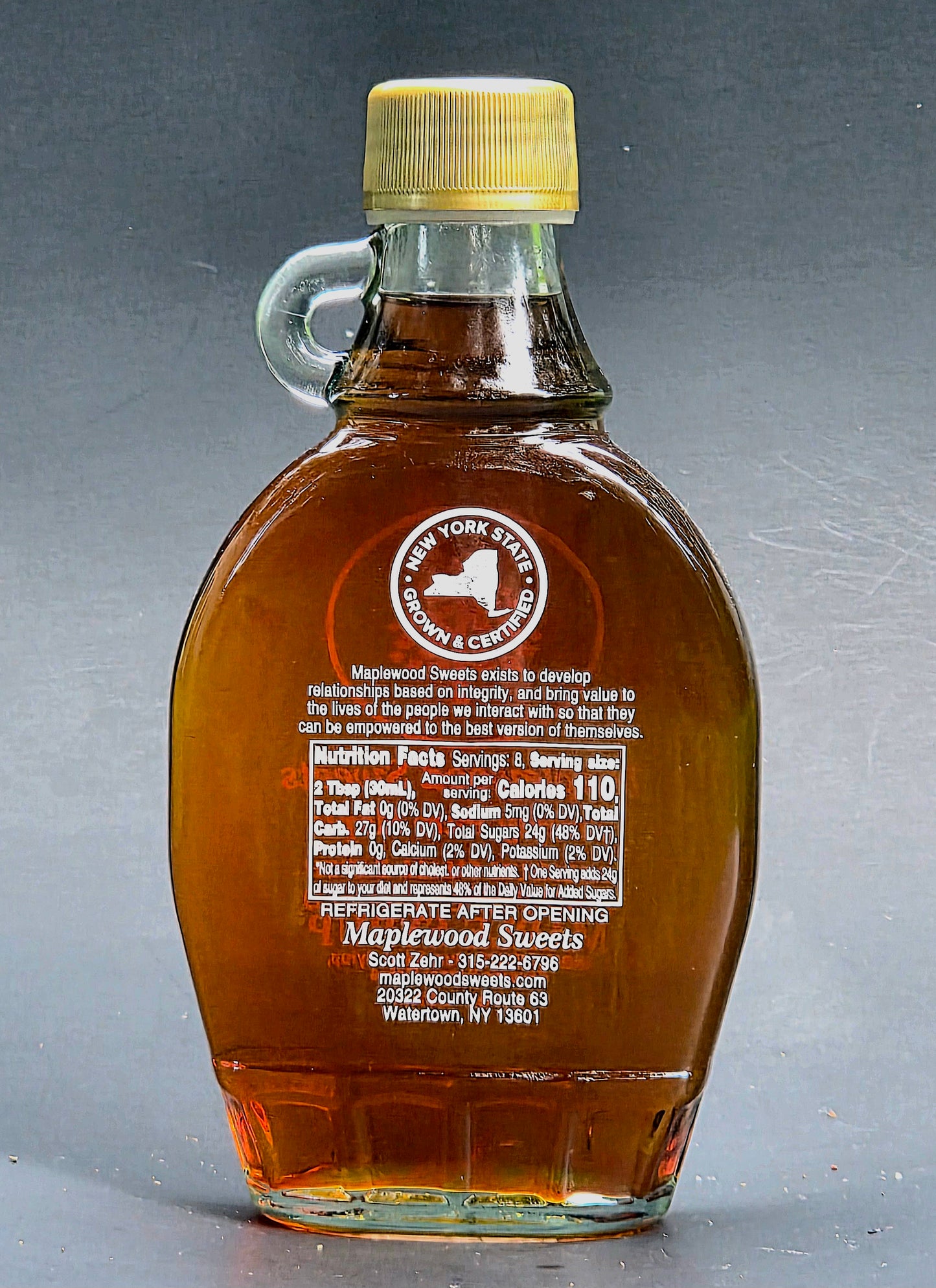 Chili Pepper infused maple syrup