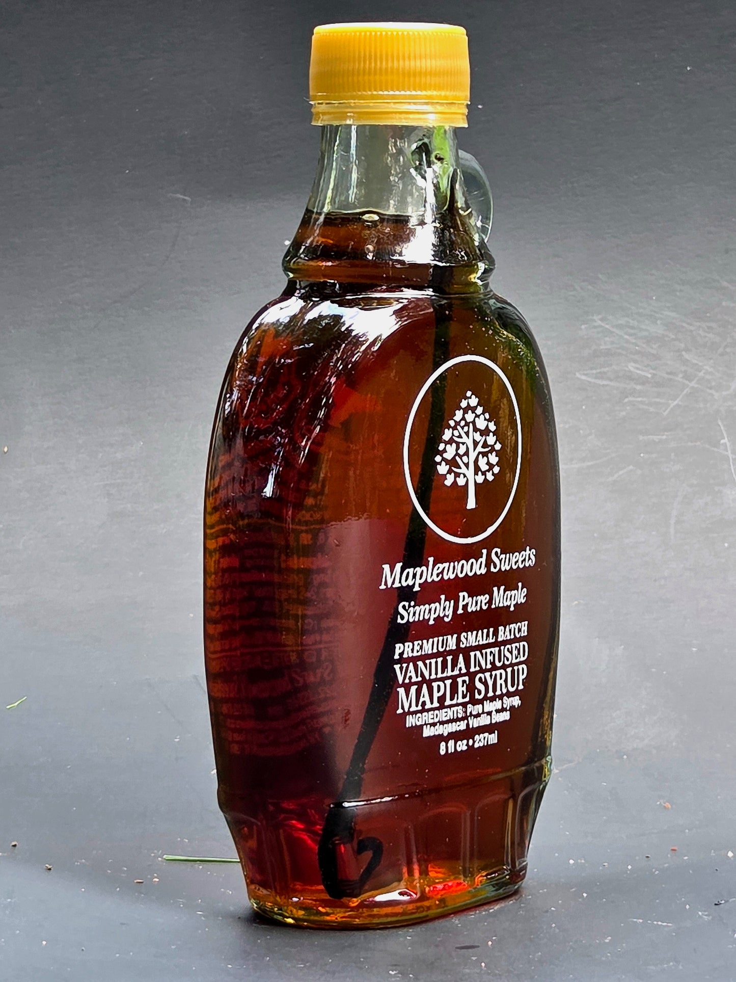 Vanilla infused maple syrup
