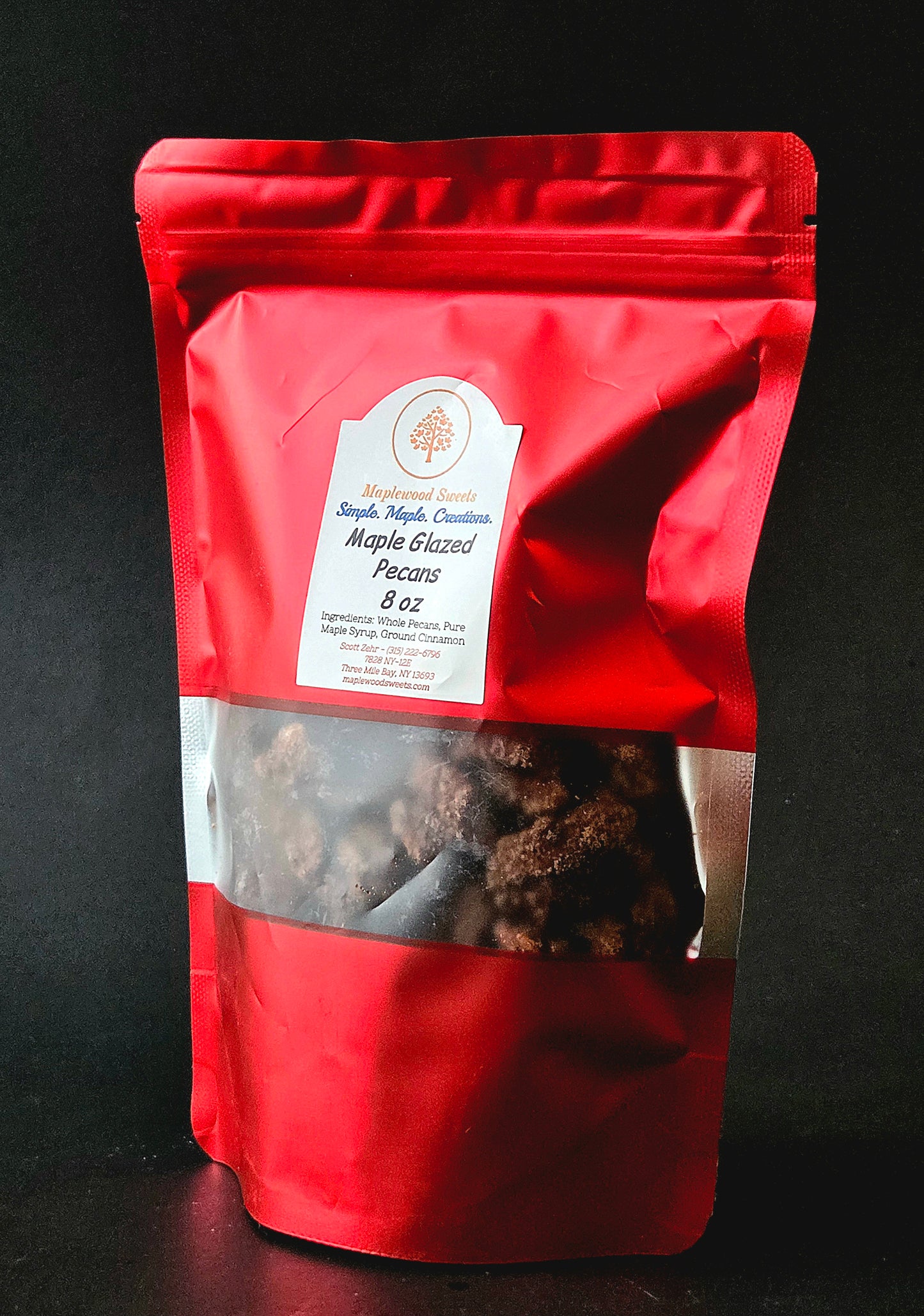 Maple Glazed Pecans