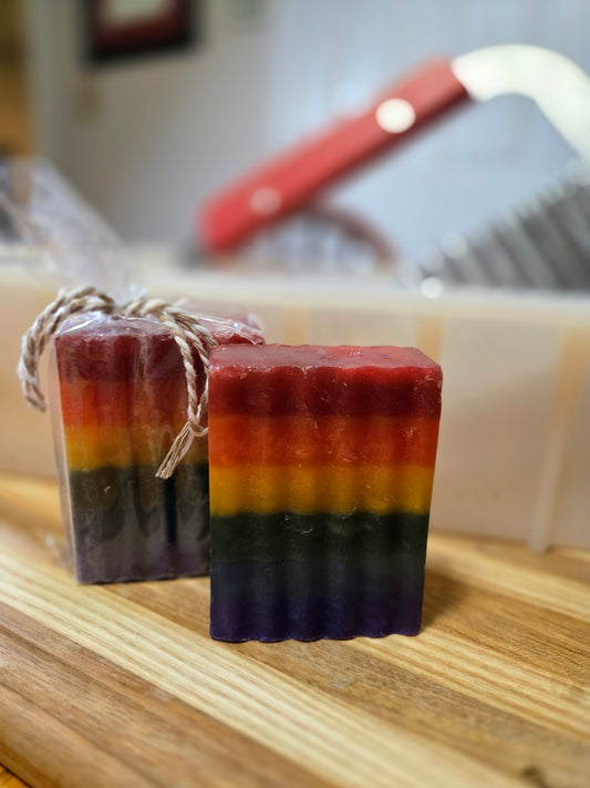 Babbling Brooke Boutique - Rainbow Sparkle Soap