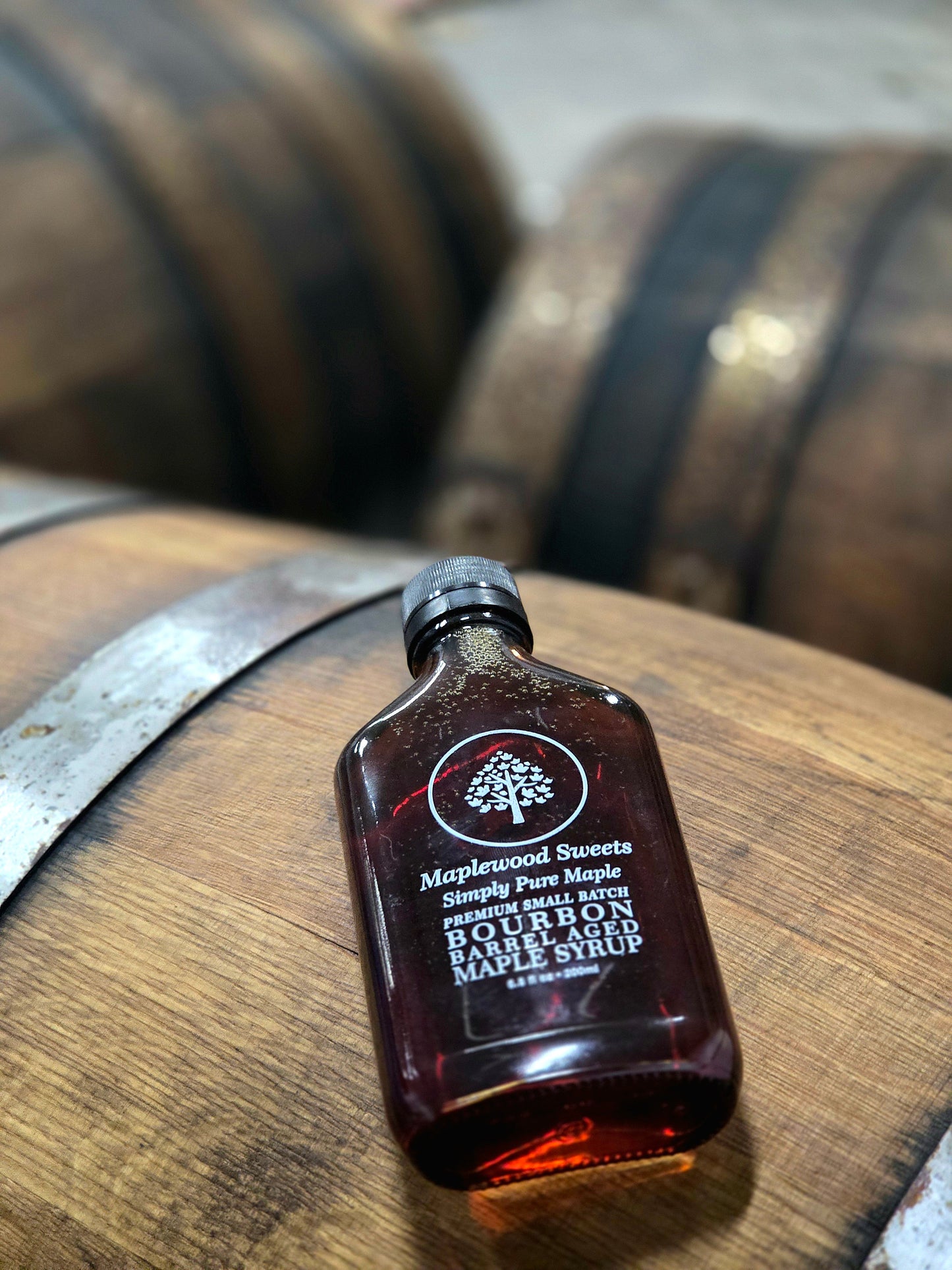Bourbon Barrel Aged Maple Syrup