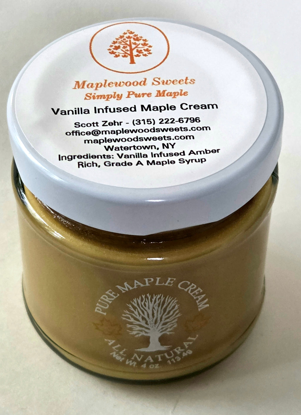 Infused Maple Cream 1/4lb