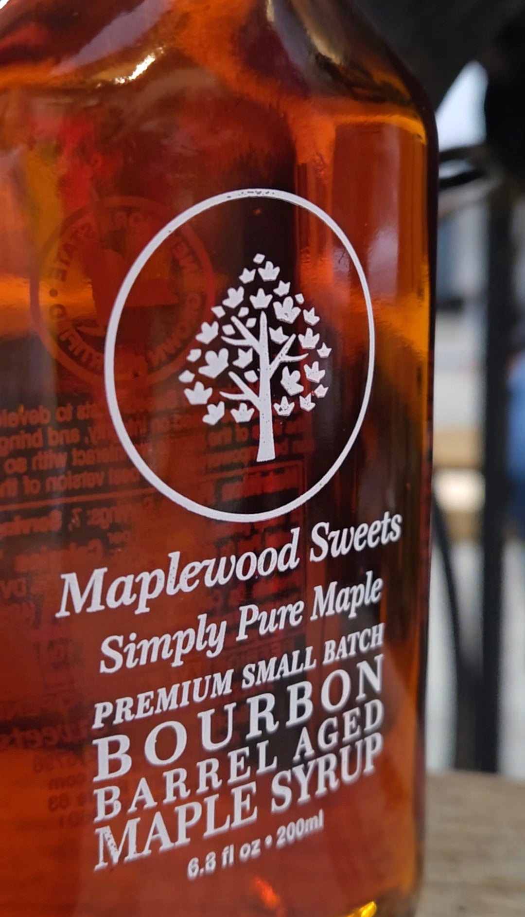 Bourbon Barrel Aged Maple Syrup